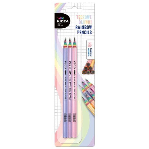 Ceruzka Rainbow HB 3 ks