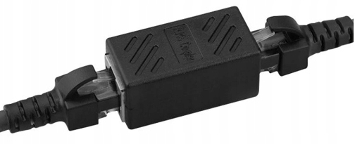 RJ-45 Cat 6 Konektor LAN Predlžovací kábel 1x Internetový kábel Barrel Connector