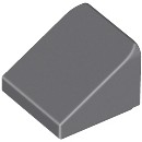 LEGO Slant 30 1x1x2/3 tmavosivá 4244373 54200 - 16 kusov