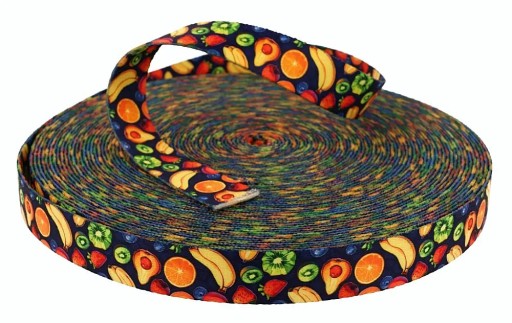25 mm páska so sublimačnou potlačou Graphics FRUIT na nosnú pásku