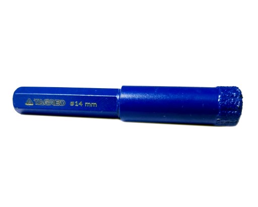 DIAMANTOVÁ OTVOROVÁ PILA NA GLAZU 14mm HEX