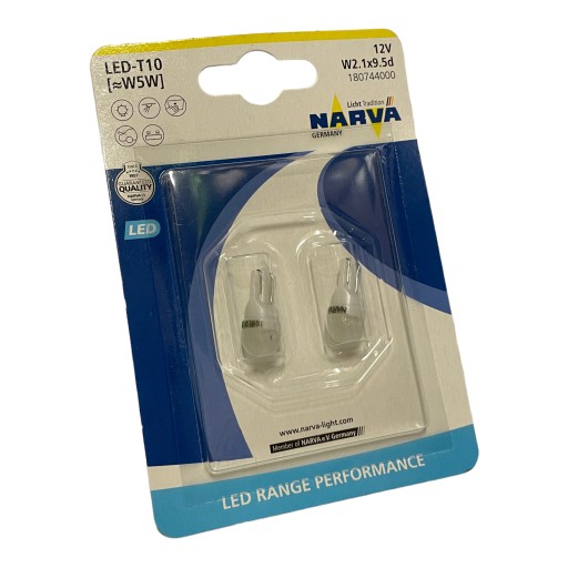 W5W LED NARVA RAD VÝKON 6000K ŽIAROVKA 2 KS