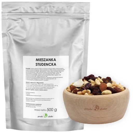 STUDENT MIX, mix orechov a sušeného ovocia 500g