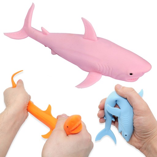 GNIOTEK SAND SHARK ANTISTRESOVÝ SENZORICKÝ ROZTAŽNÝ ŽRTOK FARBA
