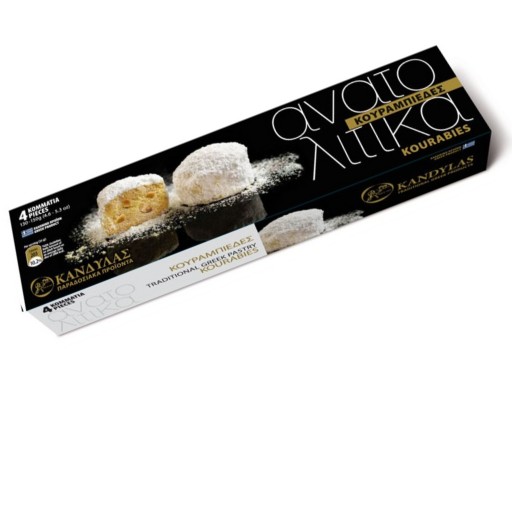 Kourabiedes Kandylas sušienky (140g) 4x35g, grécke mandľové sušienky