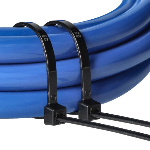 Káblové svorky Sťahovacie pásky Sťahovacie pásky 100 ks. 4,8 mm x 200 mm čierna