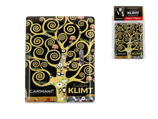 Magnet Klimt Tree of Life na sklenenú chladničku ako darček