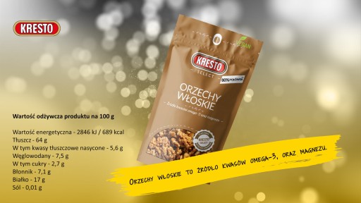 Výberové vlašské orechy KRESTO 100G