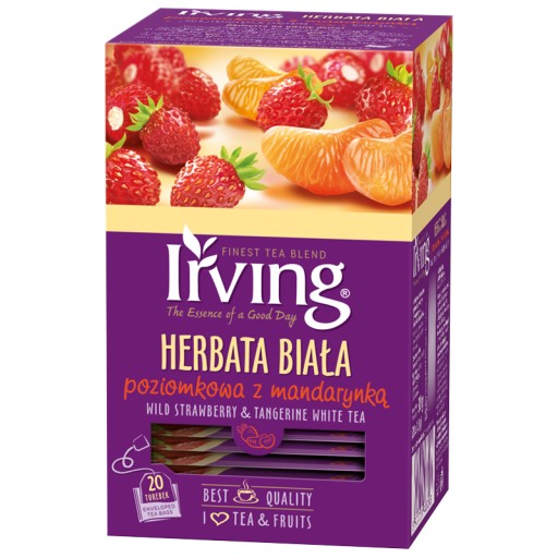 Irving biela jahoda s mandarínkou 20 obálok