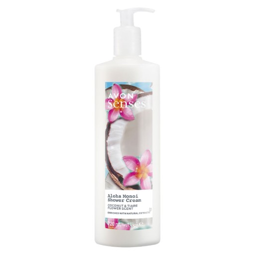 AVON SPRCHOVÝ GÉL ALOHA MONOI KOKOSOVÝ KVET TAHITI 720ml XXL