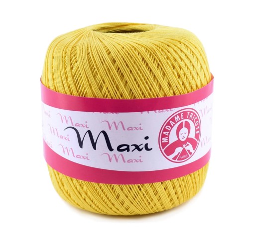 Šnúra MAXI MADAME TRICOTE 100 g / 5530 žltá