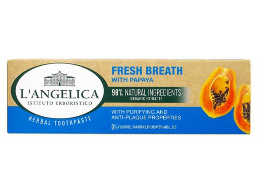 Zubná pasta L'Angelica Fresh Fresh Breath s papája 75 ml