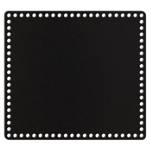 čierny základný košík dno 31x34cm HDF obdĺžnik