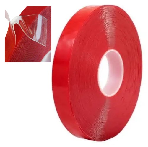 OBOJSTRANNÁ SAMOLEPIACA GÉLOVÁ PÁSKA 6mm 33m tl 0,5 mm transparentný STRONG