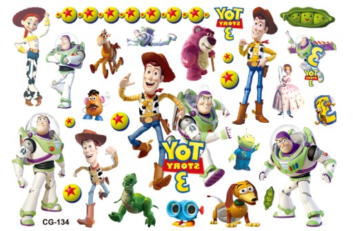 Umývateľné tetovanie pre deti TOY STORY CG134