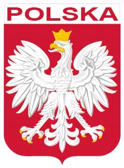 NÁLEPKA ORLA ZNAK POĽSKA Veľký vzor