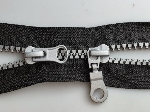 Dvojvýsuvný rozvodový zámok, 75 cm, čierny