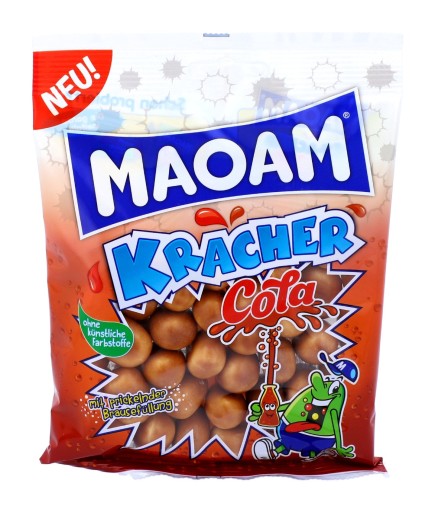 HARIBO MaOaM Cola Colowe ovocné žuvačky 200g DE