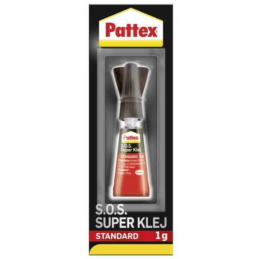 3x PATTEX S.O.S. SUPER LEPIDLO ŠTANDARD INSTANTNÉ LEPIDLO 1G