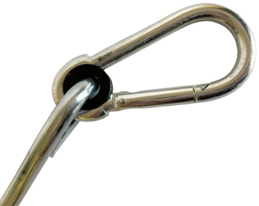 HÁČKOVÝ HÁK S KARABÍNOVÝM UCHYCENÍM 10MM