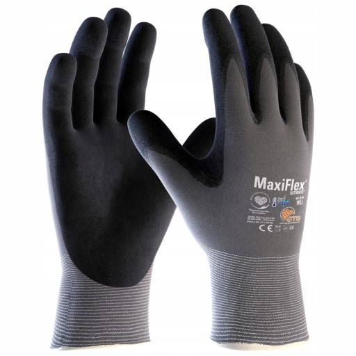 Rukavice ATG MaxiFlex Ultimate s veľkosťou AD-APT 9