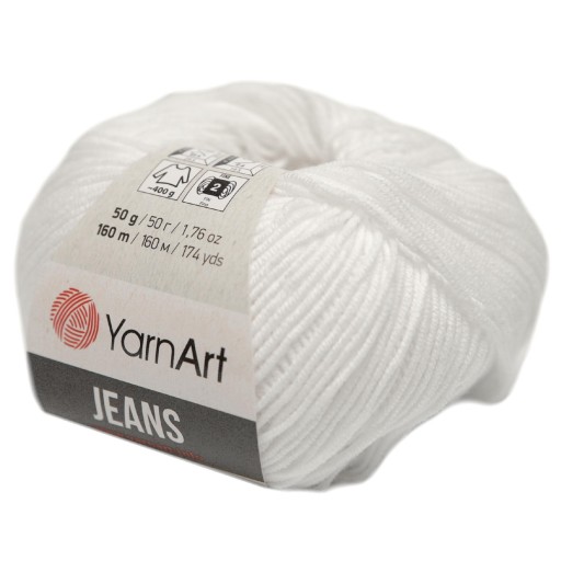 Džínsová bavlna-akrylová priadza - YarnArt - 62, 50 g, 160 m