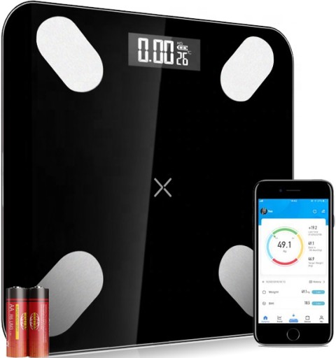ANALYTICKÁ KÚPEĽŇOVÁ VÁHA SMART+ SENZORY ANDROID iOS / PRESNÉ MERANIE