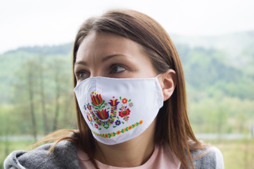 Bavlnená streetwearová maska, 2-vrstvová