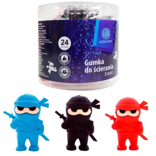 ASTRA Ninja MIX ERASER 3 ks.