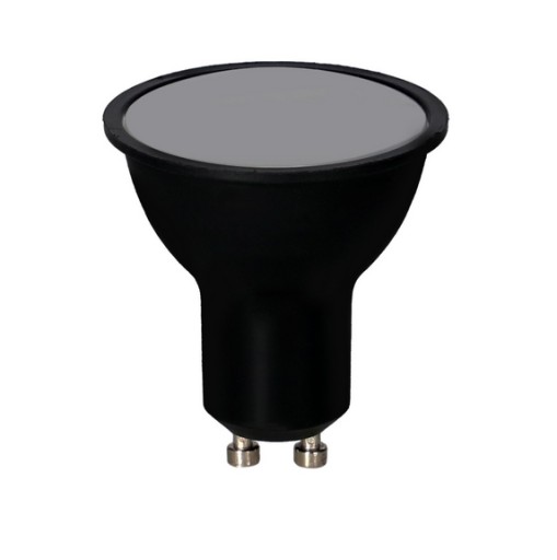 LED žiarovka 6,5W GU10 4000K čierna