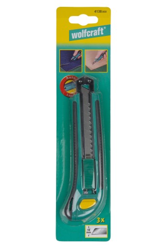 Nôž s lámacou čepeľou 18 mm Wolfcraft 4138000