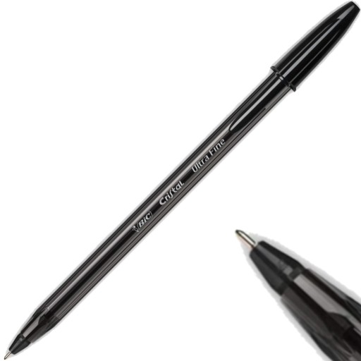 BIC CRISTAL EXACT TRADITIONAL BALLPOINT, čierny