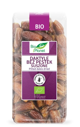 DATLE SUŠENÉ BEZ SEMENNÍC, BEZLEPKOVÉ, BIO, 400 g