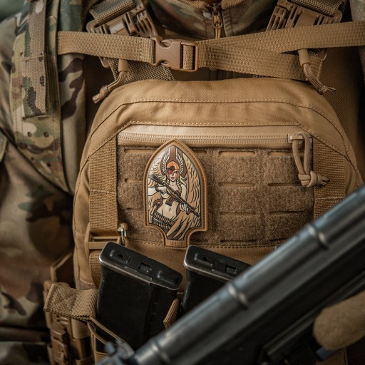 NÁŠIVKA NA VELCRO VALKYRIE SPEAR M-TAC NÁŠAŤ NA MORÁLKY PVC TLAČENÝ COYOTE