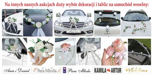 SVADOBNÁ VÝZDOBA DEC11 na auto, kostol, auto, svadbu, sväté prijímanie