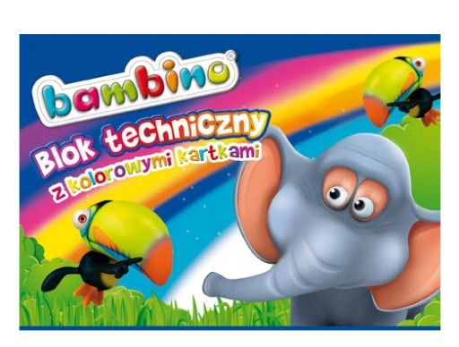 BAMBINO FAREBNÝ TECHNICKÝ BLOK A4 10 LIST