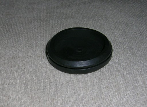 gumový priepust s prepážkou 60/67mm, 1 ks, čierny