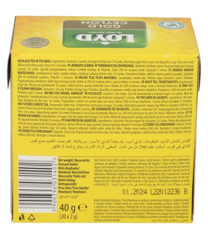 Express Classic Strong Black Tea Gold Ceylon 100% Black Tea 20T