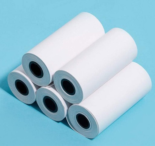 20x TERMOPAPIER, TEPELNÉ CITLIVÉ KAZETY PRE TLAČIAREŇ DRUKUŚ, BEŽNÁ ROLKA