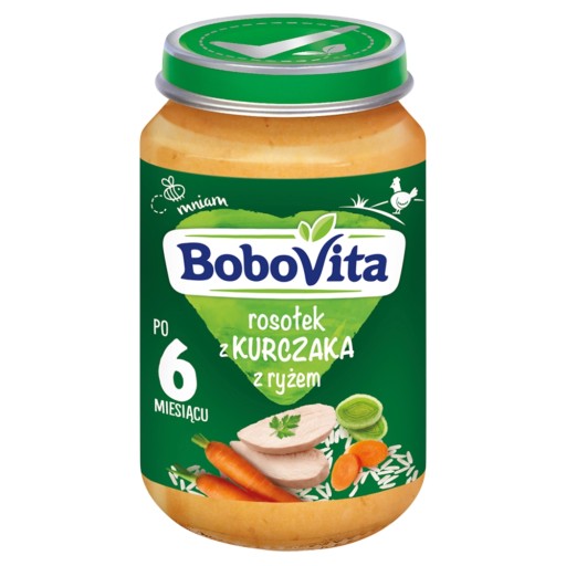 Polievka z kuracieho vývaru s ryžou BoboVita 190g