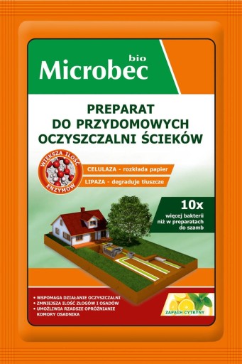 BROS MICROBEC BIO AKTIVÁTOR PRE ODPADOVÉ VODY 35G CITRÓN