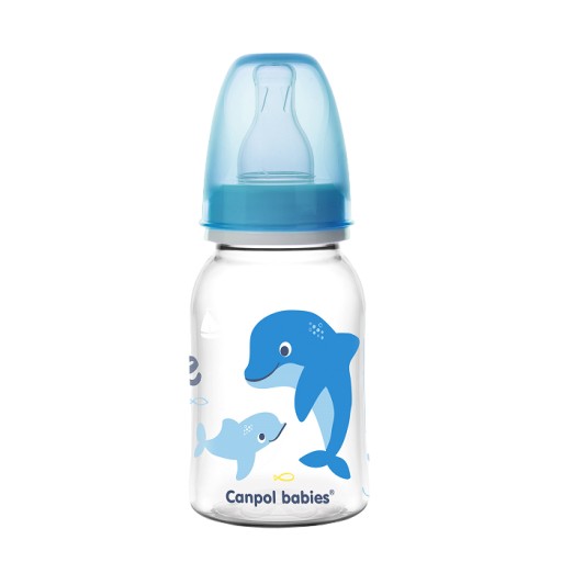 Canpol Narrow fľaša 120ml LOVE&SEA Blue