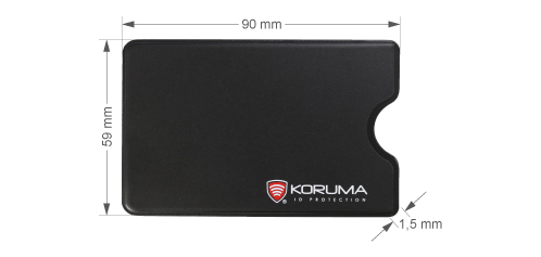 Plastové puzdro na kreditnú kartu RFID proti krádeži
