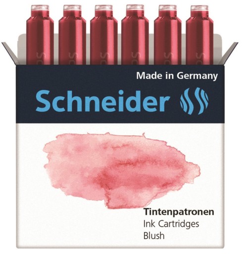 SCHNEIDER PERA NÁPLŇKY 6 KS BLUSH / DARK RUŽOVÁ