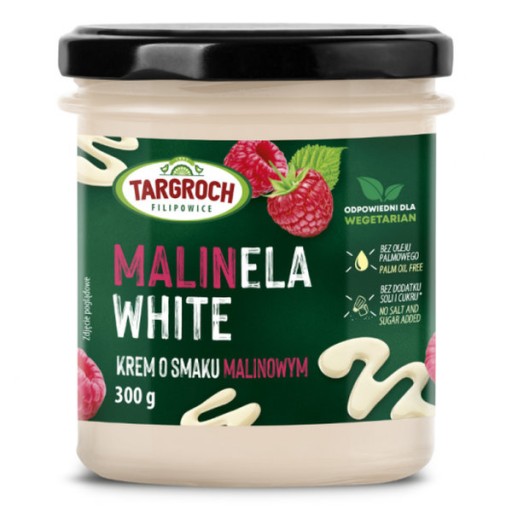 Biely malinový krém malinový biely bez pridaného cukru 300 g Targroch
