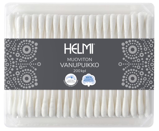 HELMI Vatové tyčinky vyrobené z organickej bavlny