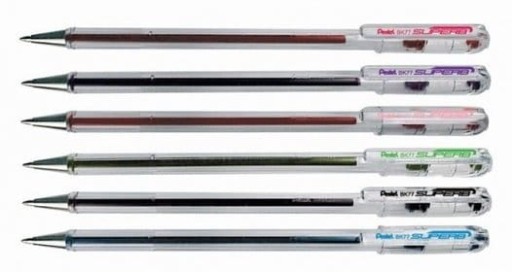 Guľôčkové pero PENTEL BK77, modré