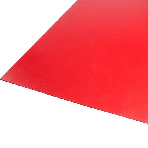 PVC penové PVC 250x250 5 mm červená PVC tabuľka