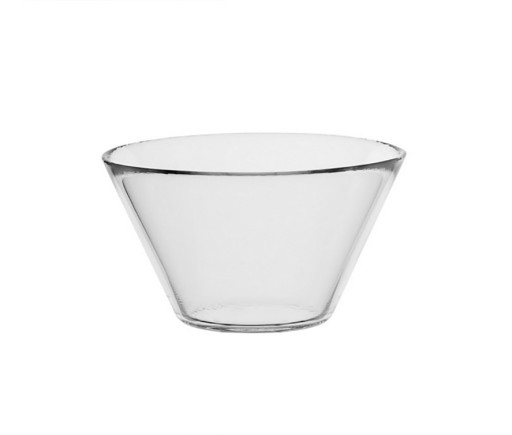 Malá sklenená šalátová misa na občerstvenie a dezerty Daga 7x13cm Trend Glass