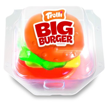 1x 50g TROLLI Big Burger Želé s ovocnou príchuťou